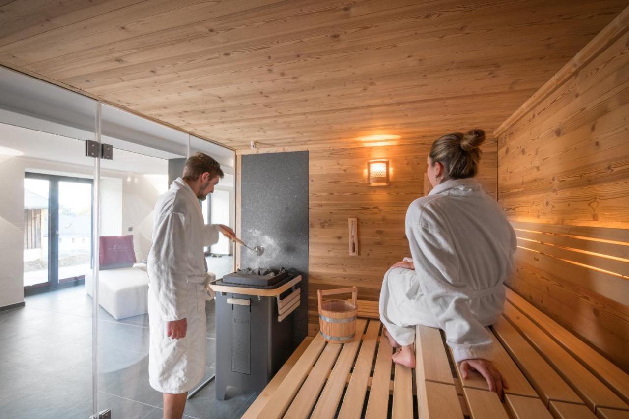 Chalet-Ferienwohnung Schlossblick, 51 Qm, Wellness/Fitness/Sauna - Bergroedelhof Feilitzsch Ngoại thất bức ảnh