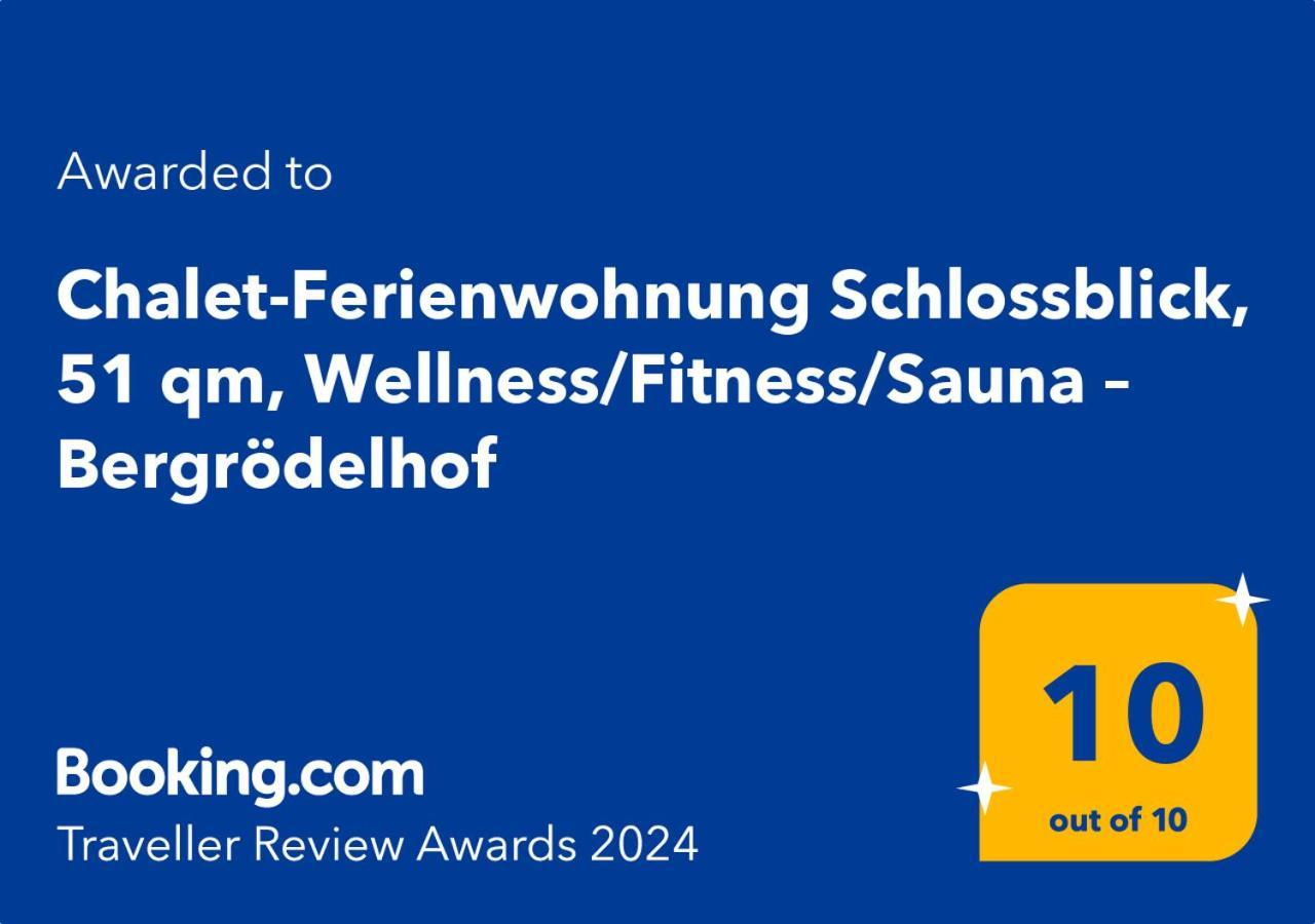 Chalet-Ferienwohnung Schlossblick, 51 Qm, Wellness/Fitness/Sauna - Bergroedelhof Feilitzsch Ngoại thất bức ảnh