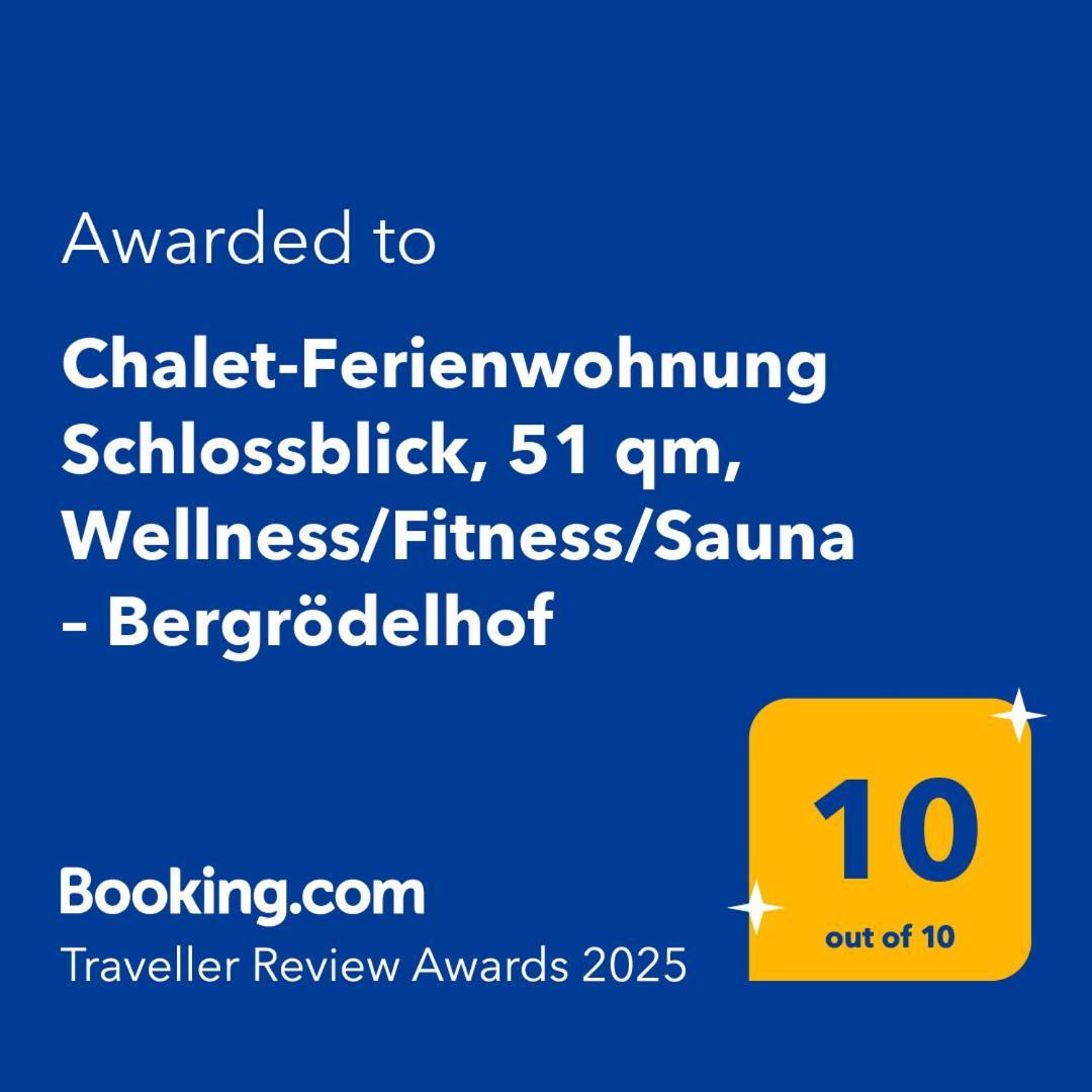 Chalet-Ferienwohnung Schlossblick, 51 Qm, Wellness/Fitness/Sauna - Bergroedelhof Feilitzsch Ngoại thất bức ảnh